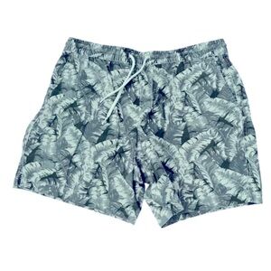 IZOD Saltwater Mens Drawstring 7" Shorts - Green Palm Mint XL NWT